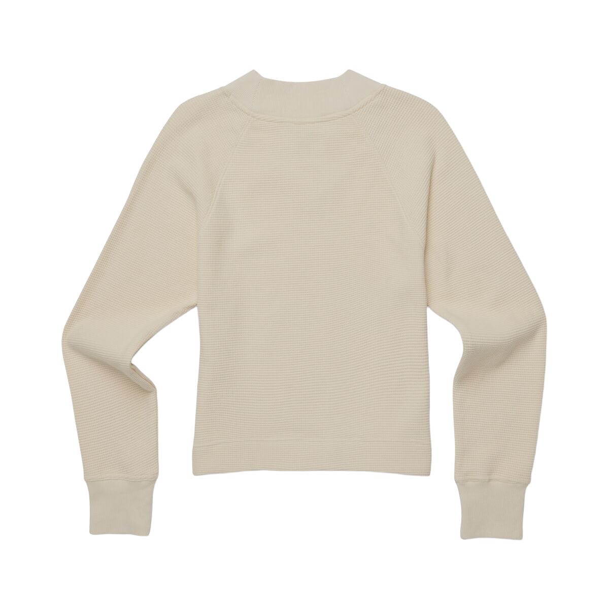 Atajo Long-Sleeve Waffle V-Neck - Women's - Cream - US 5791