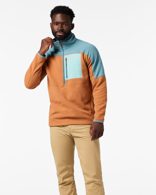 Abrazo Fleece Half-Zip Jacket - Men's - Everglade/Whiskey - US 8827
