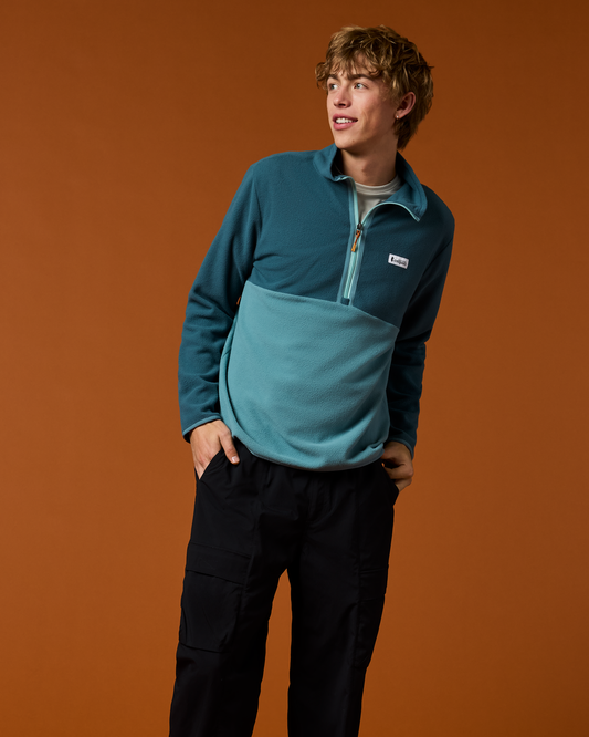 Amado Fleece Pullover - Men's - Ocean/Everglade - US 7022