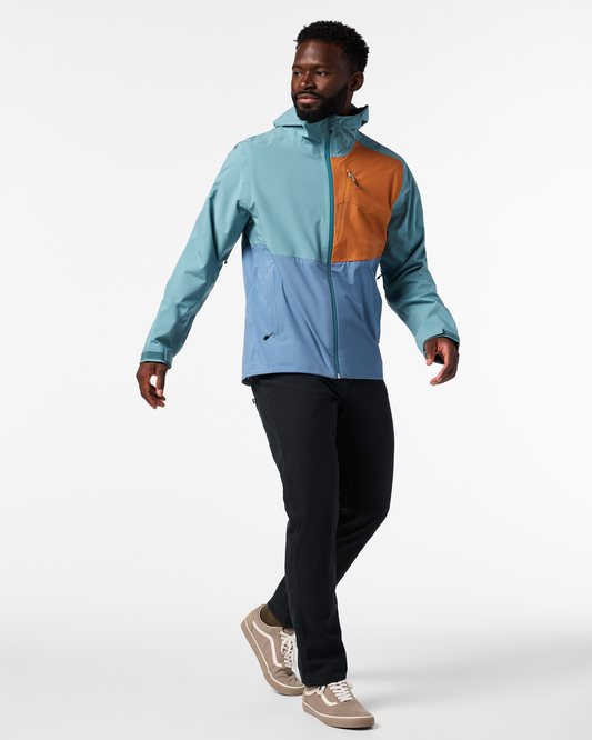 Impermeo 3L Hooded Shell Jacket - Men's - Everglade/Steel Blue - US 8395