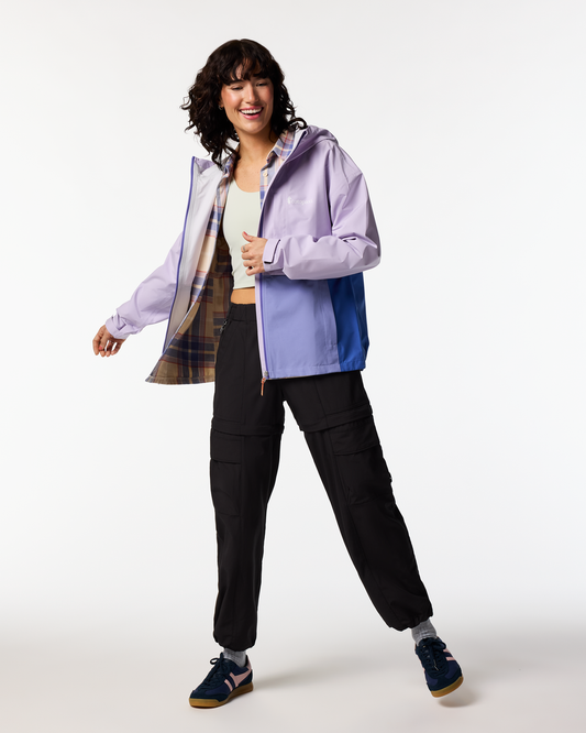 Cielo Rain Jacket - Women's - Moonbeam/Aster - US 8621