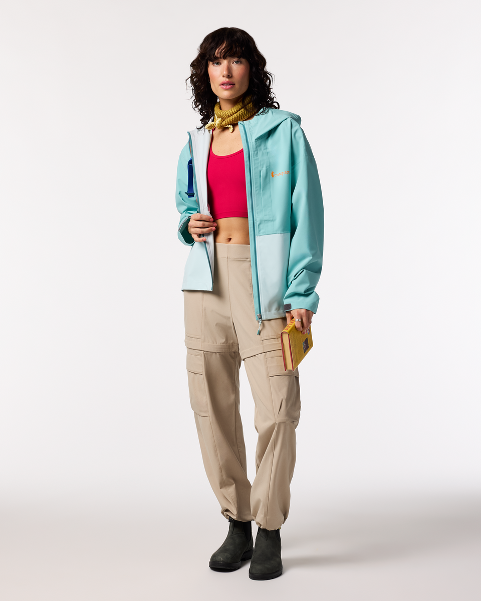 Cielo Rain Jacket - Women's - Tide Pool/Surf - US 4469