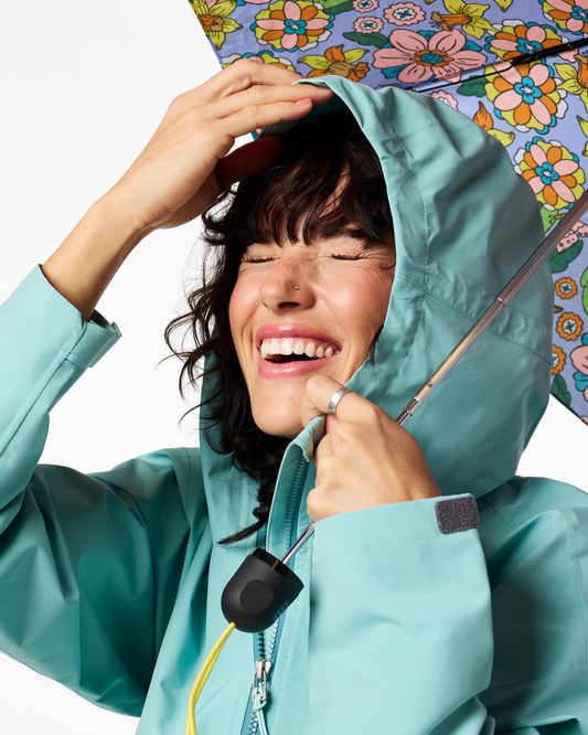 Cielo Rain Jacket - Women's - Tide Pool/Surf - US 4469