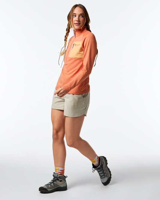 Otero Fleece Half-Zip Pullover - Women's - Grapefruit - US 6813