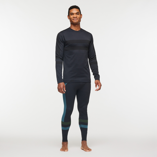 Debajo Seamless Baselayer Crew - Men's - Cotopaxi Black - US 3263