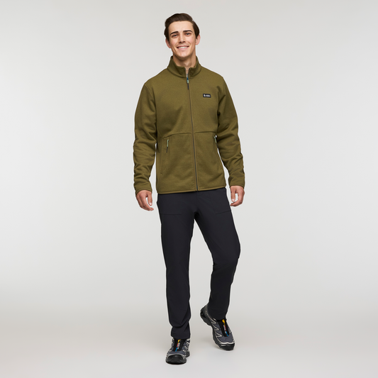 Envo Fleece Full-Zip Jacket - Men's - Heather Live Oak - US 3543