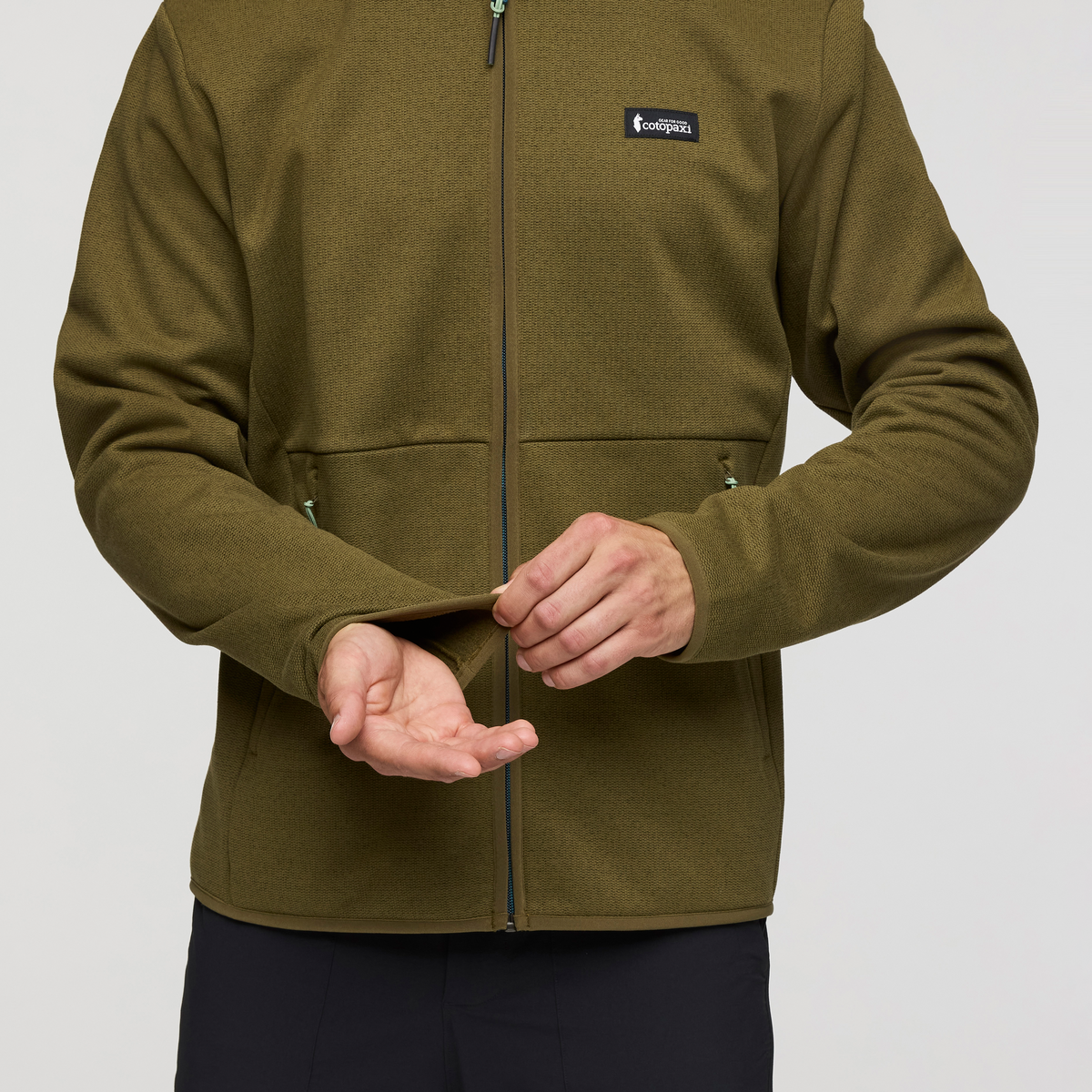 Envo Fleece Full-Zip Jacket - Men's - Heather Live Oak - US 3543
