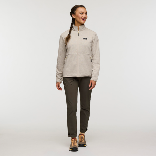 Envo Fleece Full-Zip Jacket - Women's - Heather Cream - US 8655