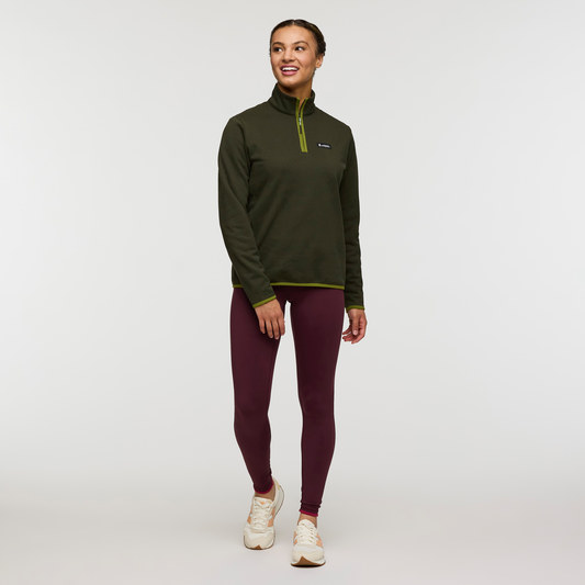Envo Fleece Quarter-Zip Pullover - Women's - Heather Woods - US 9450