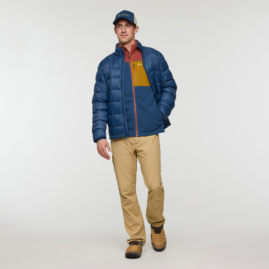 Abrazo Fleece Full-Zip Jacket - Men's - Nutmeg/Deep Sea - US 7900