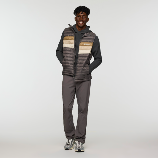 Fuego Down Vest - Men's - Cinder Stripes - US 9803
