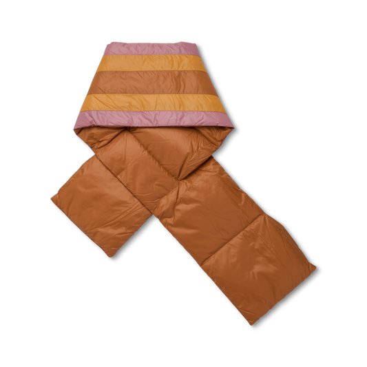 Fuego Down Scarf - Sienna Stripes - US 4525