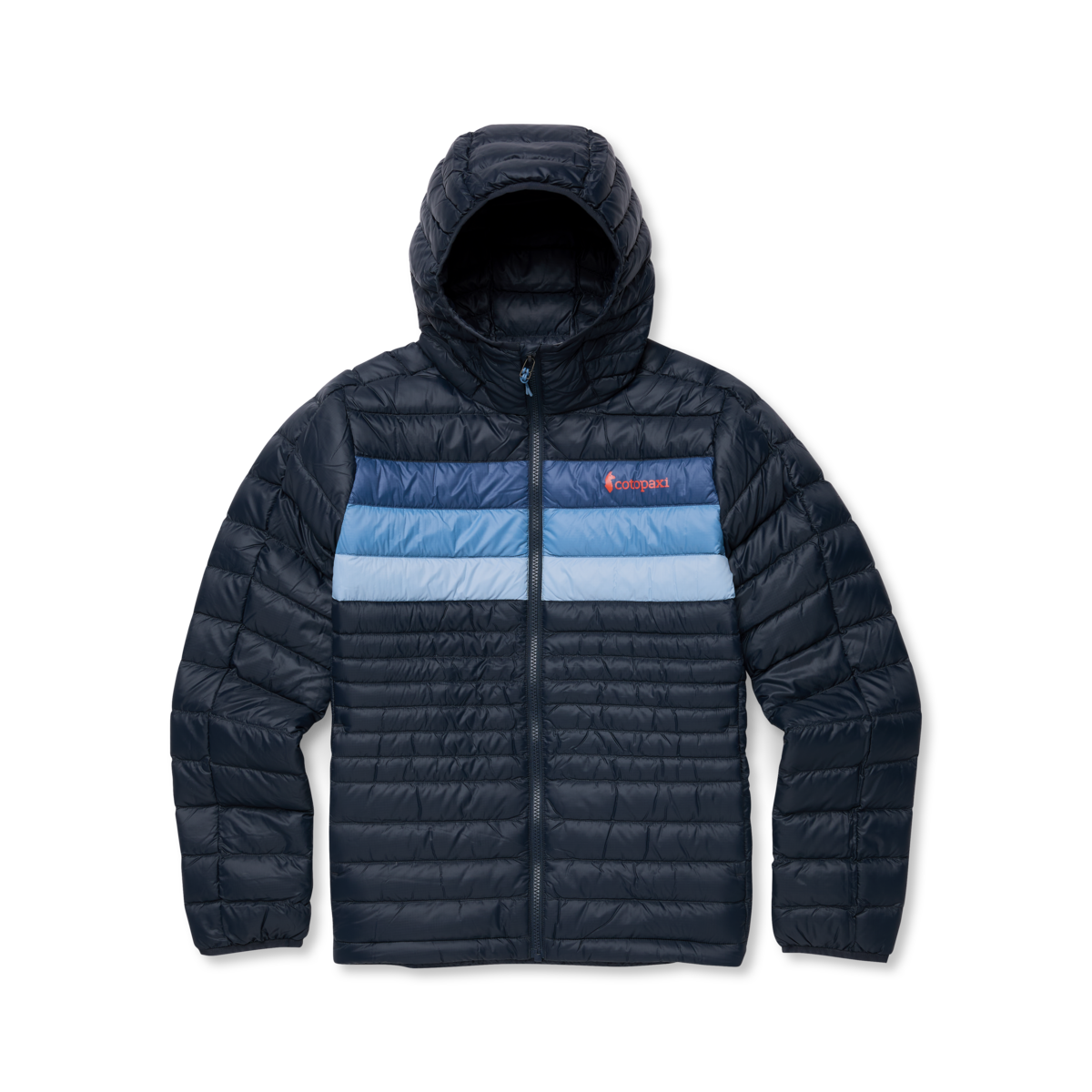Fuego Down Hooded Jacket - Women's - Carbon Stripes - US 3813