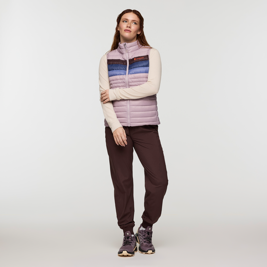 Fuego Down Vest - Women's - Quartz Stripes - US 7853