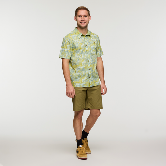 Estival Button Up Shirt - Print - Men's - Galactic Lemongrass - US 8166