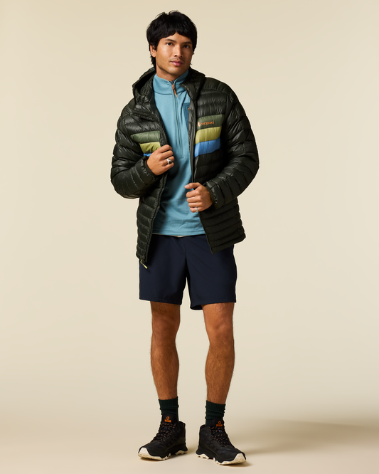 Fuego Down Hooded Jacket - Men's - Woods Stripes - US 5242