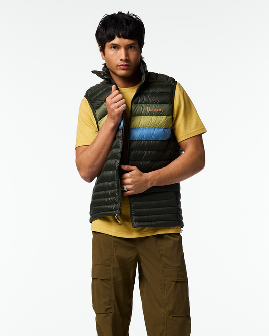 Fuego Down Vest - Men's - Woods Stripes - US 9035