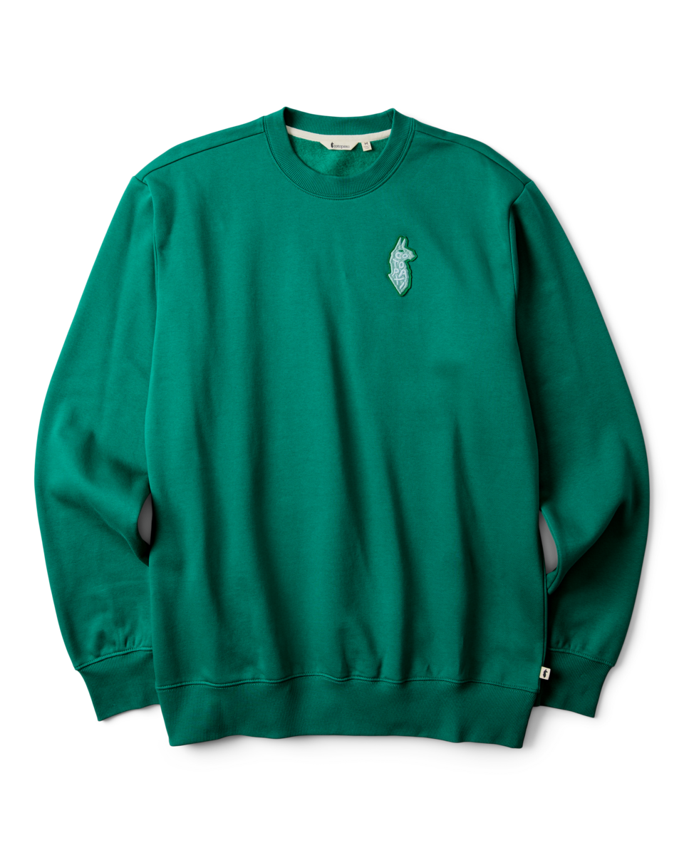 Lava Llama Crew Sweatshirt - Men's - Malachite - US 5521