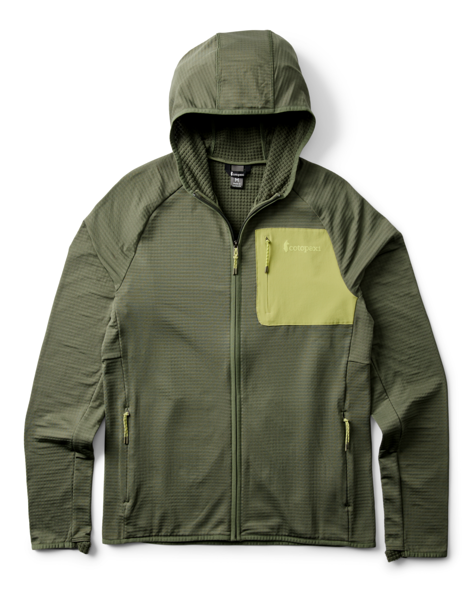 Otero Fleece Full-Zip Hooded Jacket - Men's - Fatigue - US 7905