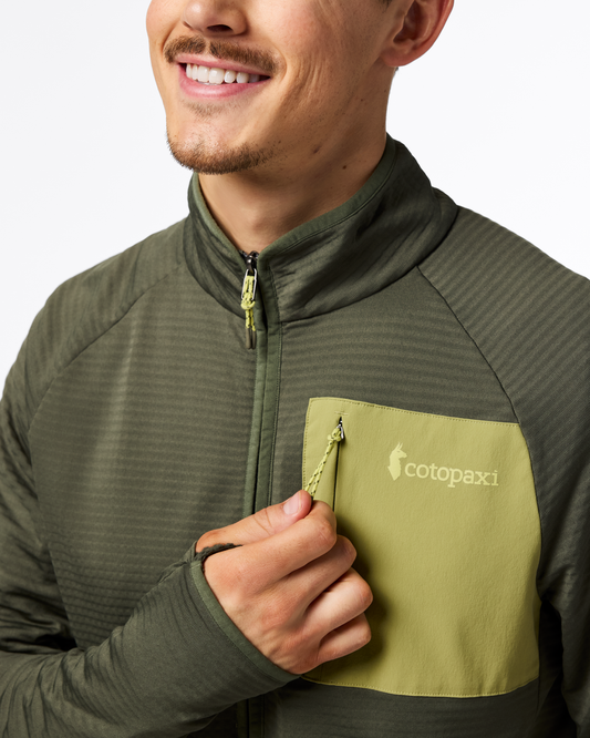 Otero Fleece Half-Zip Pullover - Men's - Fatigue - US 5194