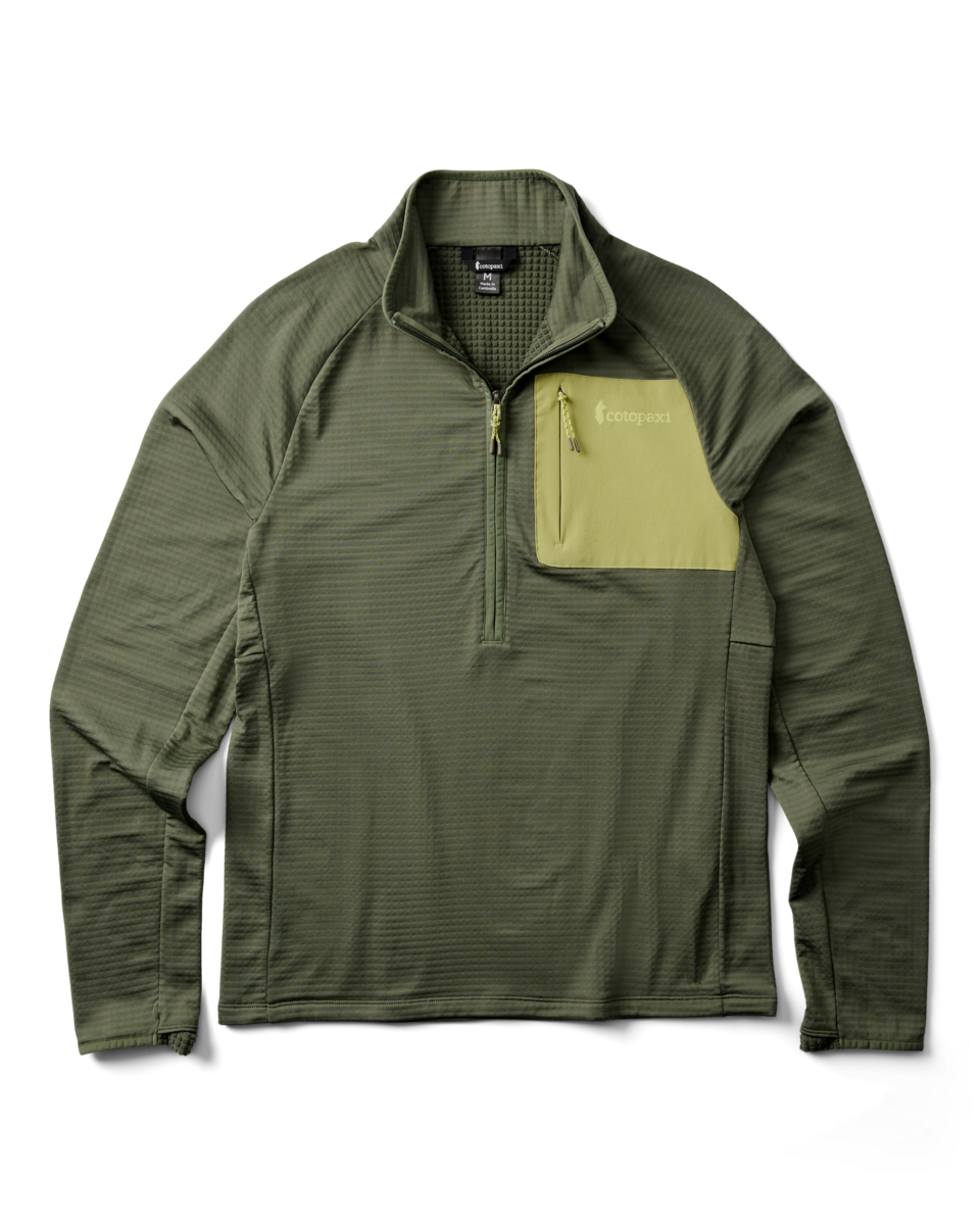 Otero Fleece Half-Zip Pullover - Men's - Fatigue - US 2813