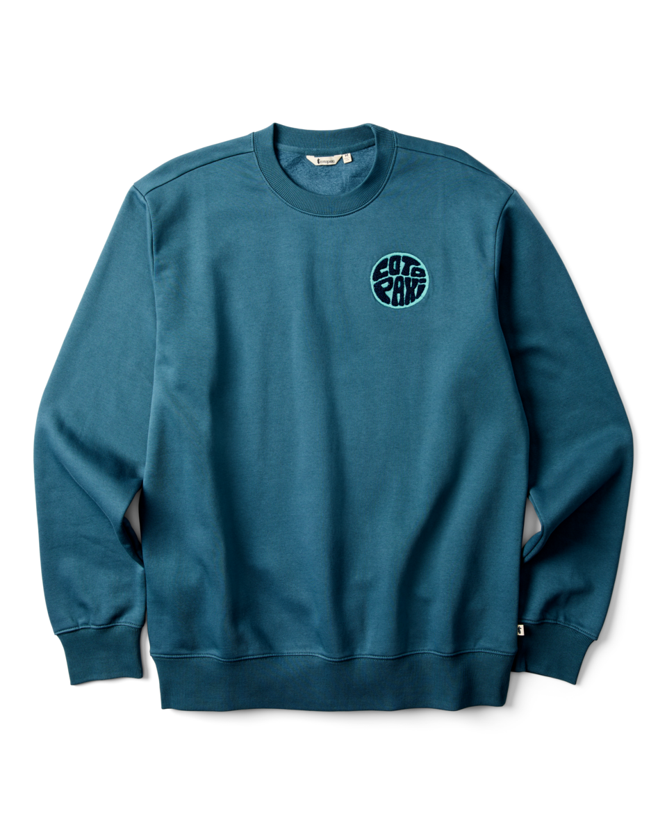 Trail To Sea Crew Sweatshirt - Men's - Ocean - US 6097