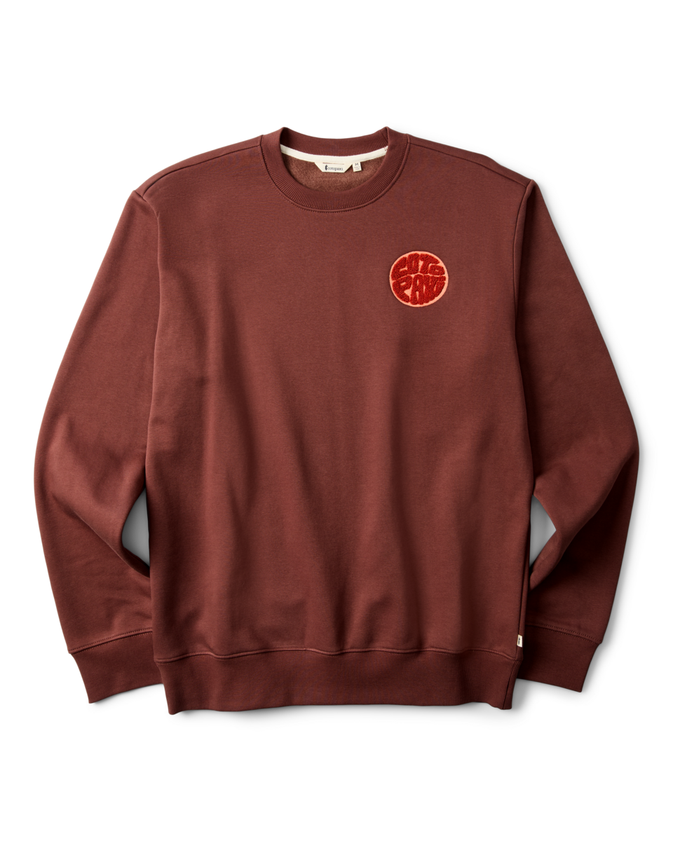 Trail To Sea Crew Sweatshirt - Men's - Sepia - US 5680