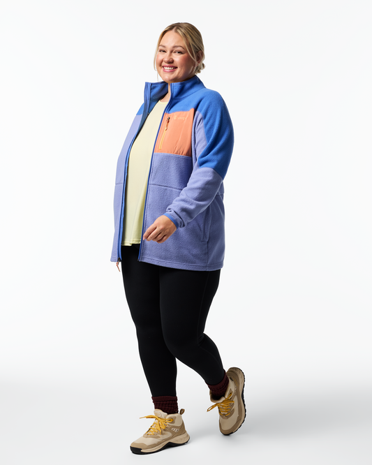 Abrazo Fleece Full-Zip Jacket - Women's - Azure/Aster - US 6768