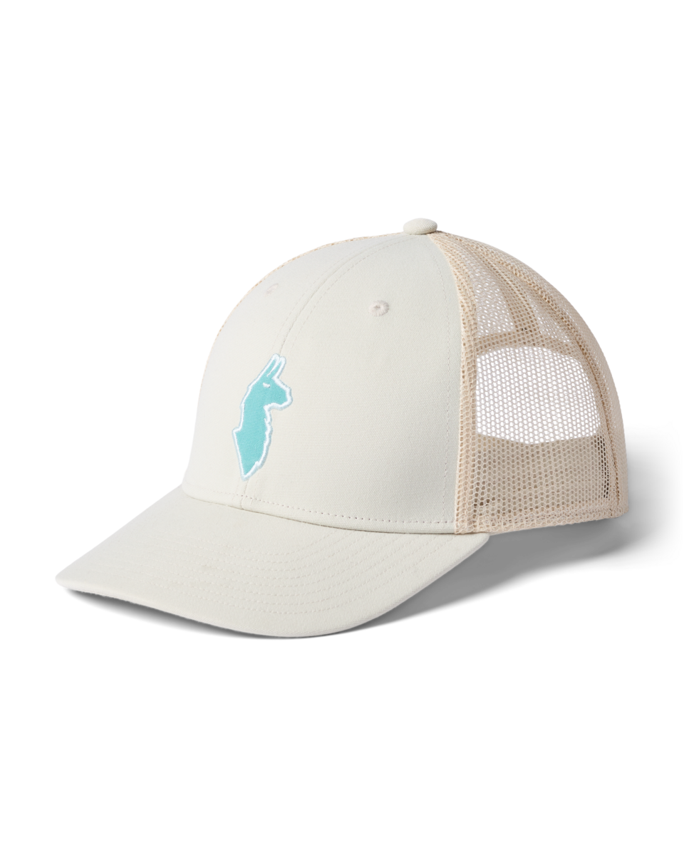 Llama Trucker Hat - Mineral - US 6708