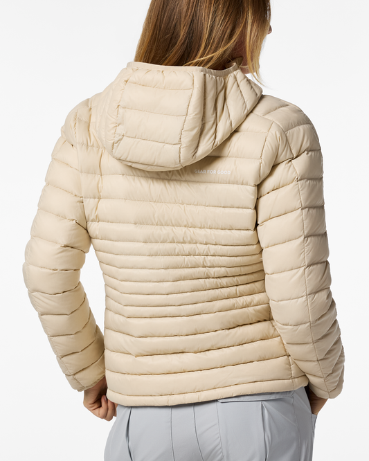 Fuego Down Hooded Jacket - Women's - Cotopaxi Cream - US 8560