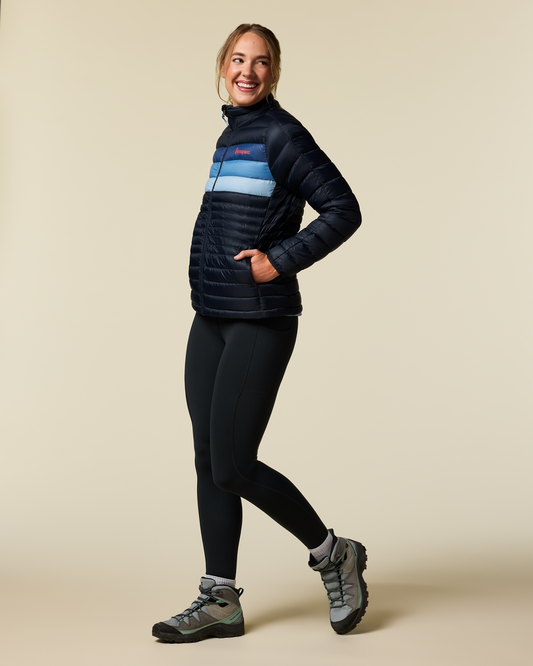 Fuego Down Jacket - Women's - Carbon Stripes - US 5057