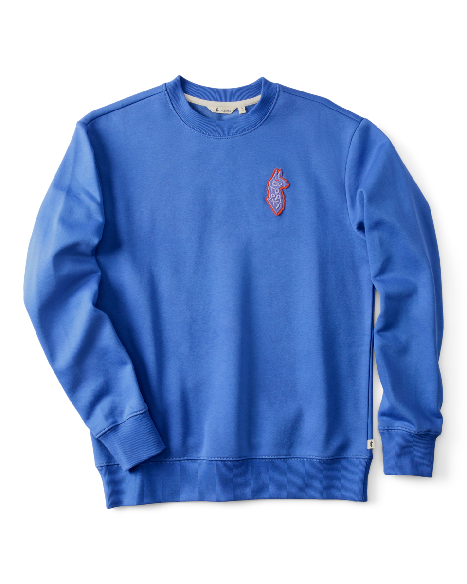 Lava Llama Crew Sweatshirt - Women's - Azure - US 5002