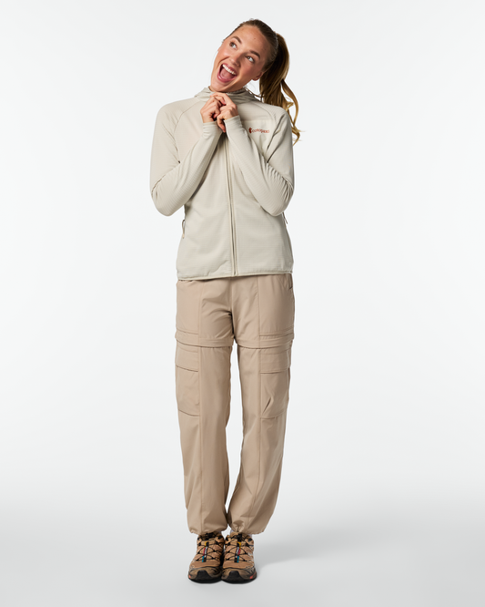 Otero Fleece Full-Zip Hooded Jacket - Women's - Mineral - US 3079