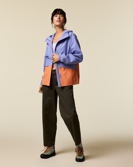 Rayu Rain Jacket - Women's - Aster/Grapefruit - US 6208