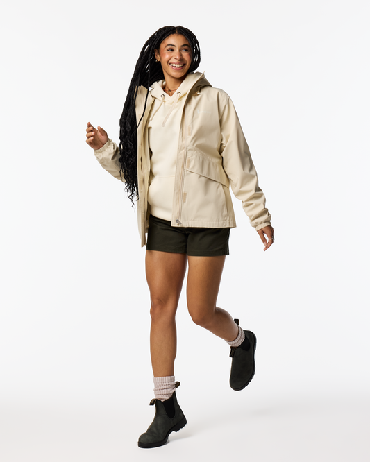 Rayu Rain Jacket - Women's - Cream - US 6169