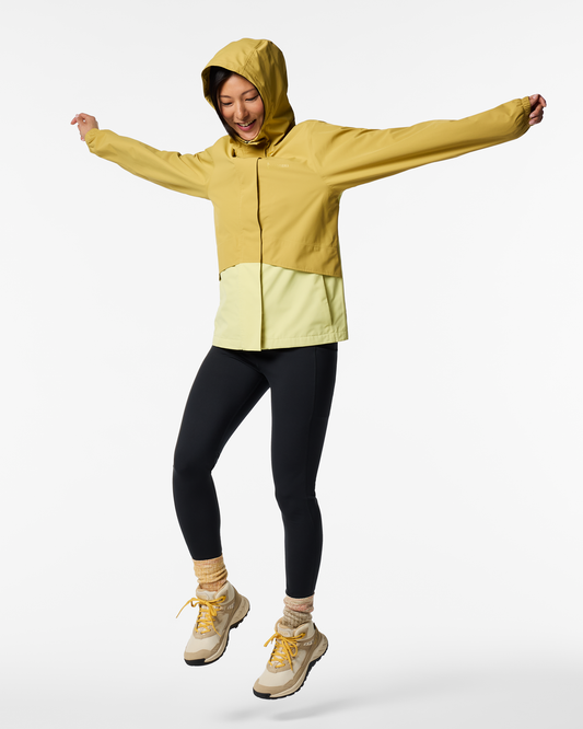 Rayu Rain Jacket - Women's - Husk/Honeydew - US 1492