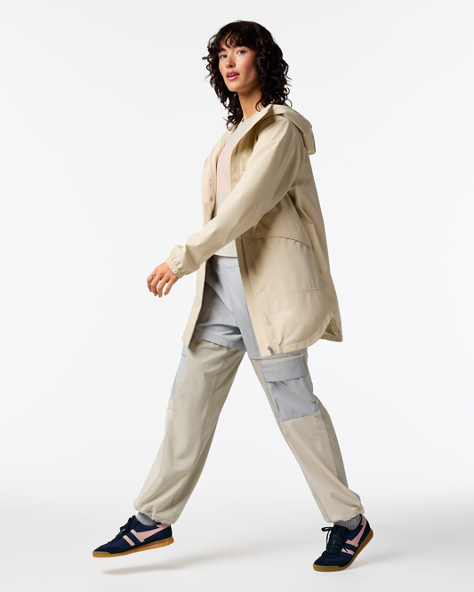Rayu Rain Parka - Women's - Cream - US 2226