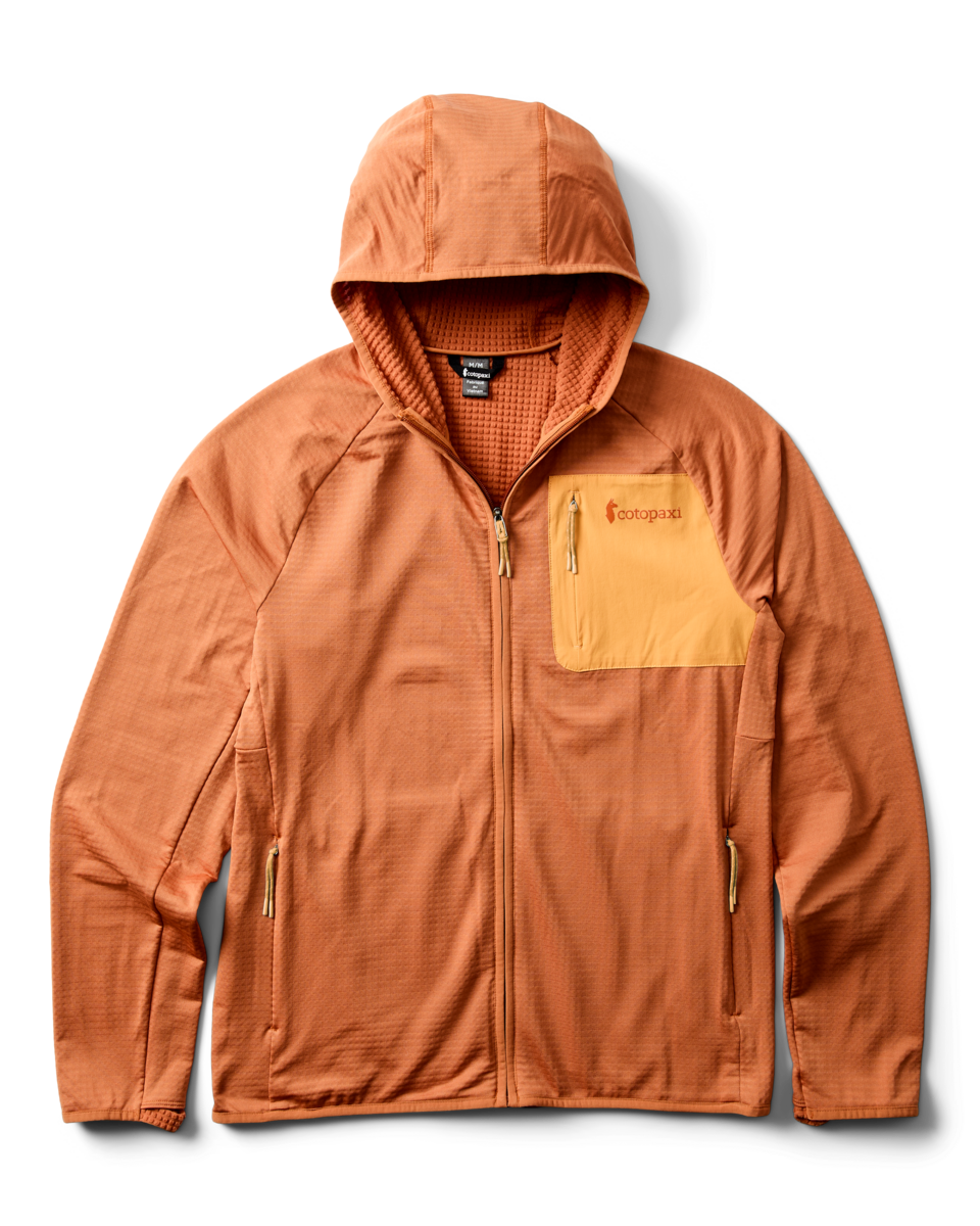 Otero Fleece Full-Zip Hooded Jacket - Men's - Whiskey - US 1574