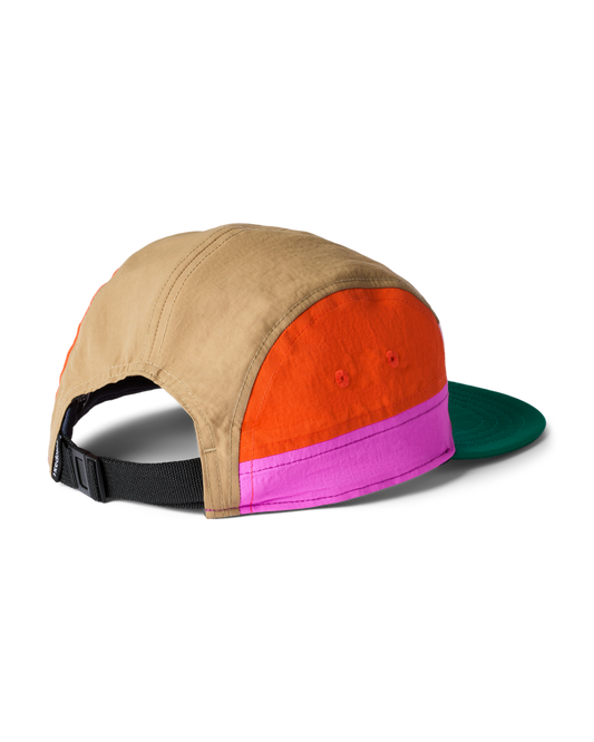 Cotopaxi X FP Movement Tech 5-Panel Hat - Powder Pink/Green Glow - US 8087