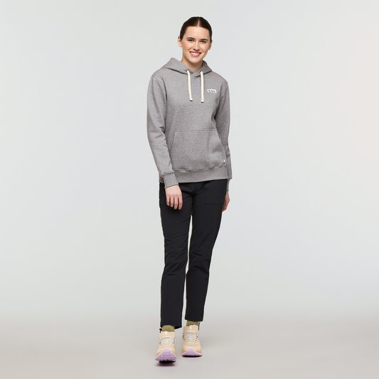 Llama Patch Pullover Hoodie - Women's - Heather Grey - US 3984