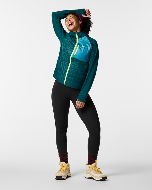 Acodo Hybrid Hooded Jacket - Women's - Deep Ocean - US 5631