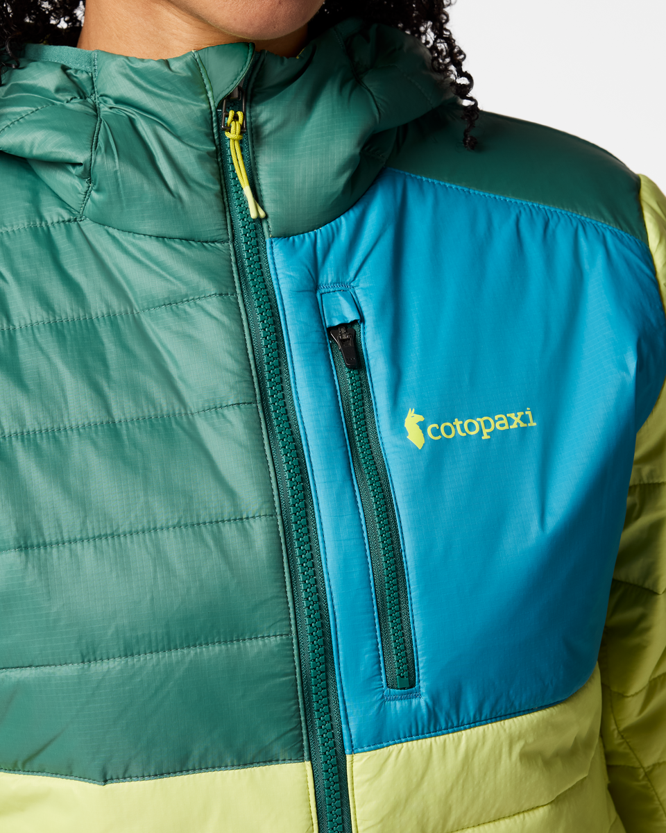 Acodo Insulated Hooded Jacket - Women's - Juniper/Firefly - US 5731