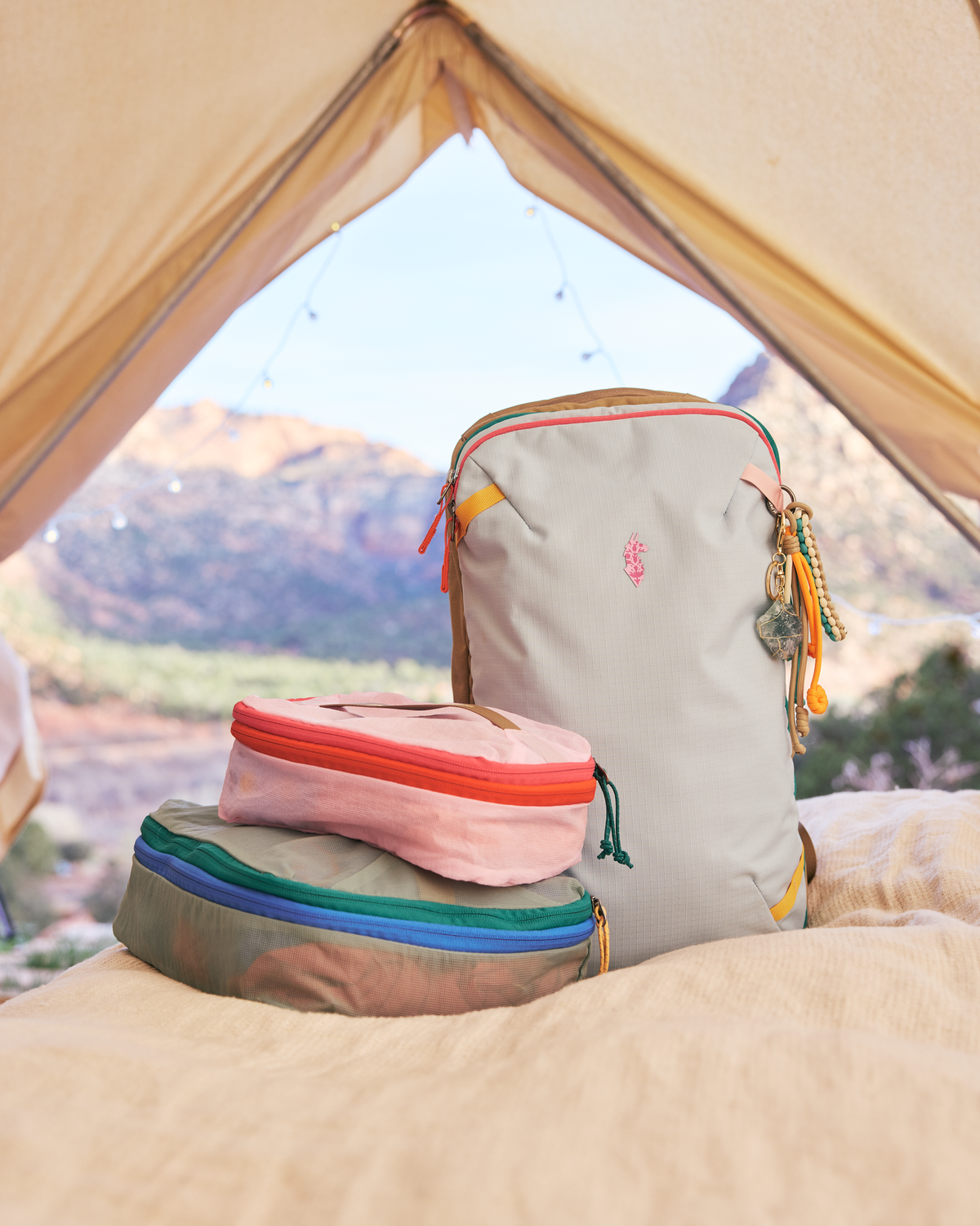 Cotopaxi X FP Movement Expandable Cubo Bundle - Powder Pink/Sterline Blue - US 7923