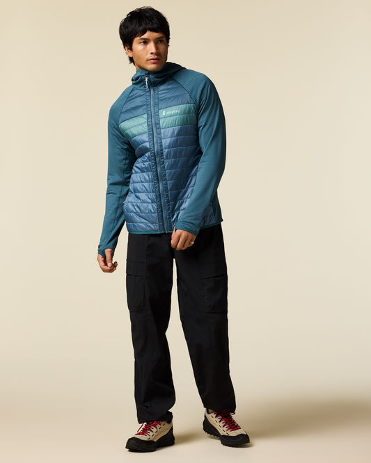 Capa Hybrid Insulated Hooded Jacket - Men's - Ocean/Steel Blue - US 8863