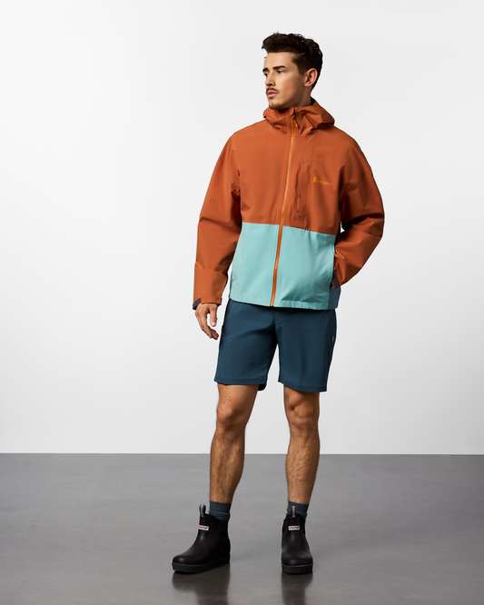 Cielo Rain Jacket - Men's - Whiskey/Tide Pool - US 3325