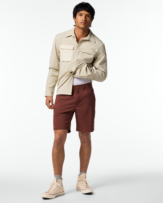 Coraje Tech Short - Men's - Sepia - US 2109