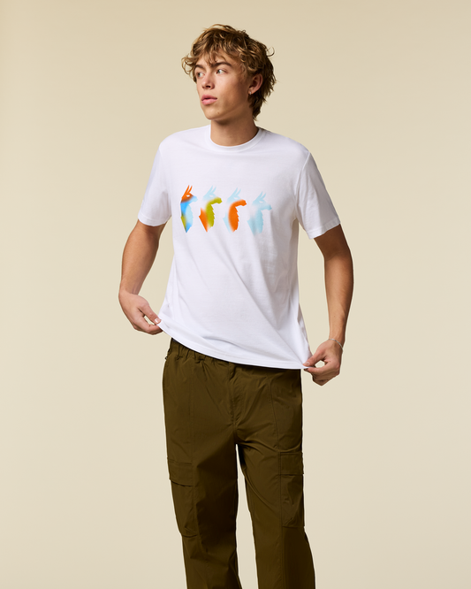 Cuatro Bitmap T-Shirt - Men's - White - US 2759