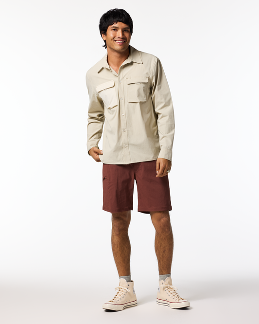 Solta Long-Sleeve Sun Shirt - Men's - Mineral - US 6777