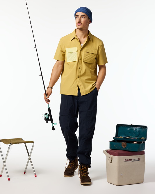 Solta Short-Sleeve Sun Shirt - Men's - Husk - US 6523