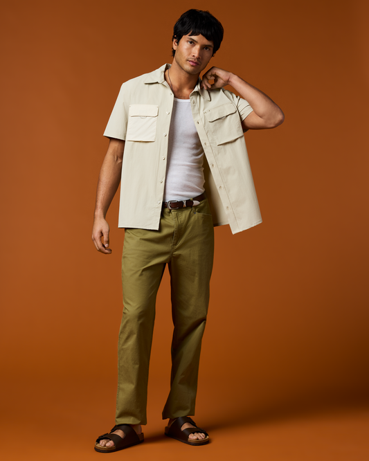 Solta Short-Sleeve Sun Shirt - Men's - Mineral - US 1619